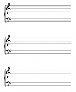 sheet music template piano staff paper