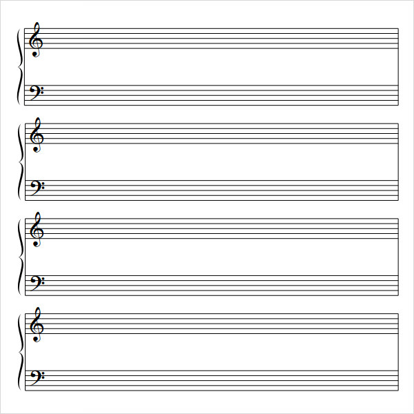 sheet music template