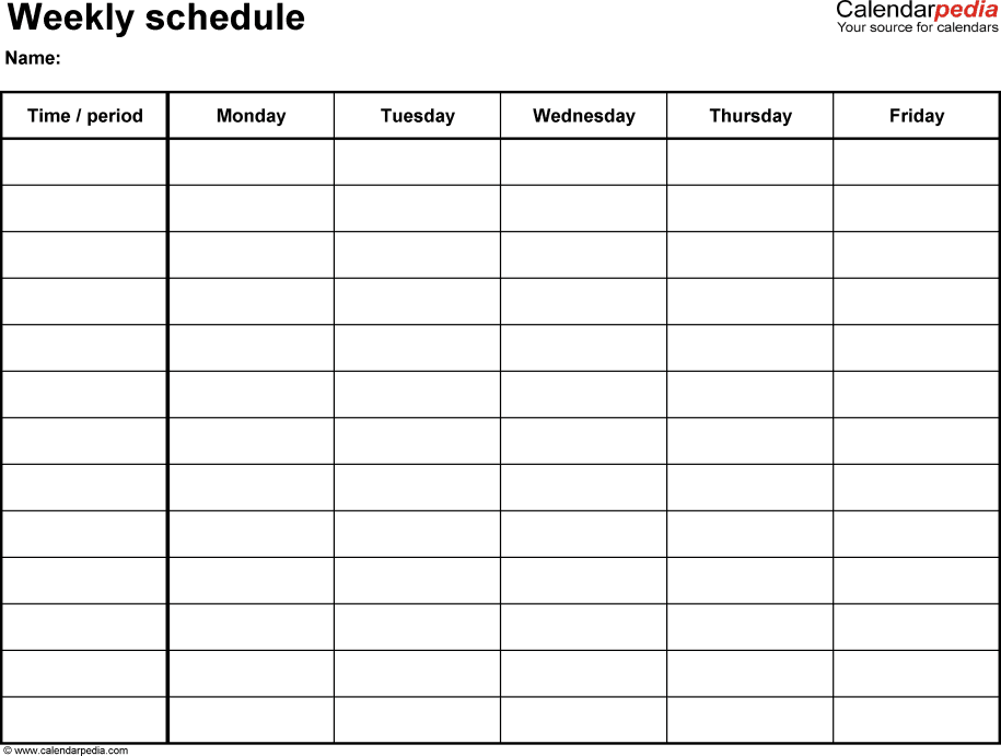shift schedule templates