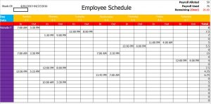 shooting schedule template sample blank schedule template pdf word