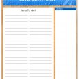 shopping list template printable grocery list template