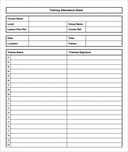 sign in sheet pdf training sign in sheet template pdf