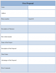 simple budget planner proposal template free freeproposaltemplate