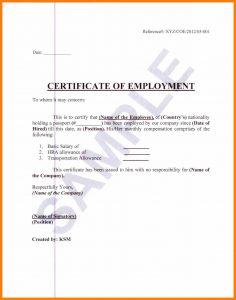 simple cover letter template job certification sample