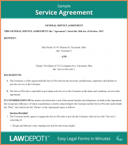 simple employment agreement sample contract for services sample service agreement