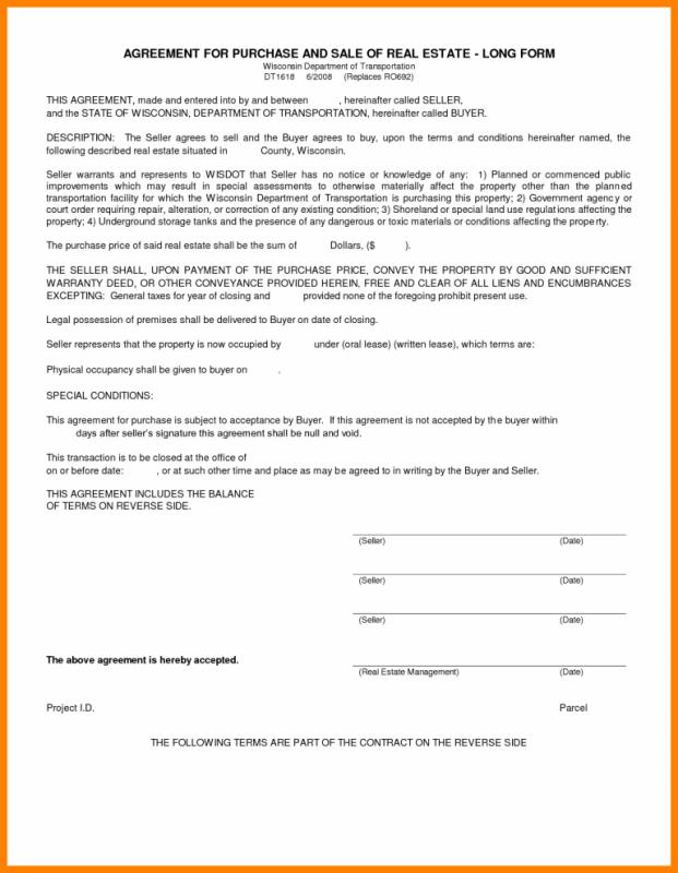 Simple Home Purchase Agreement | Template Business