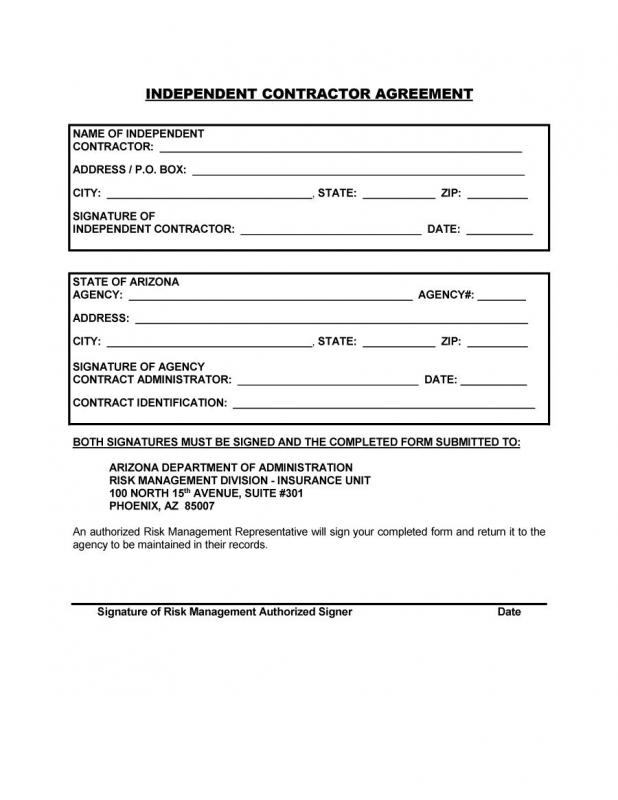 simple independent contractor agreement