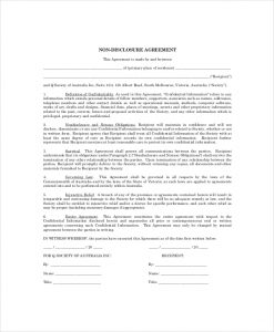 simple non disclosure agreement basic personal non disclosure agreement example