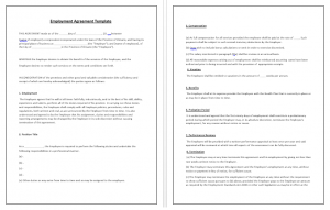 simple photography contract employment agreement template