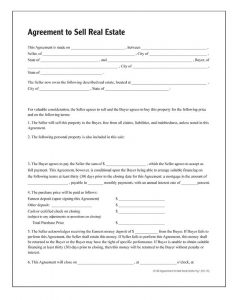 simple purchase agreement template lf