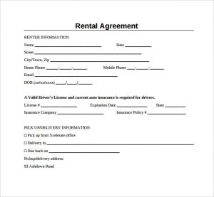 simple rental agreement form simple generic rental agreement