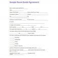 simple rental agreement month to month rental application template