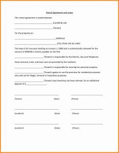 simple rental agreement simple rental agreement form sample simple rental agreement template free printable