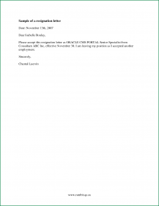 simple resignation letter simple and short resignation letter sample 29522522