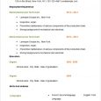 simple resume format free simpl basic resume template