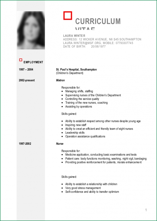 simple sample cover letter for job application
