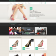 single page web templates fooseshoes ecommerce psd template