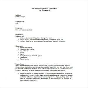 siop lesson plan examples free tlc elementary school lesson plan pdf template