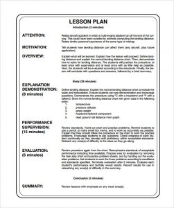 siop lesson plan examples sample printable lesson plan free example
