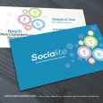 social media cards preview creative market social media business cards f