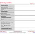 social media strategy template social media planning template