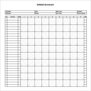 softball score sheet softball score sheet pdf