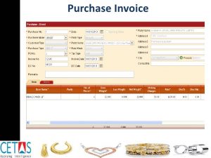 standard bill of sale jewellery retail software