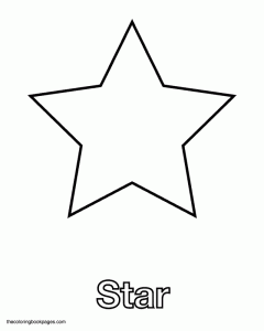star shape template dcozoi