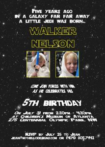 star wars birthday invitations il fullxfull