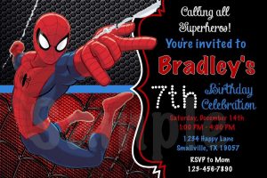 star wars invitations free printable spiderman birthday invitations cards wording kids