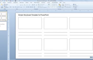 storyboard template powerpoint free simple storyboard template