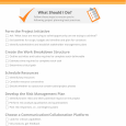 strategic plan outlines project planning checklist
