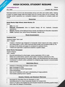 student resume example high school student resume x