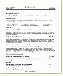 student resume format administrative assistant resume sample ressample
