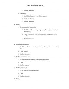 student survey questions extended case study outline
