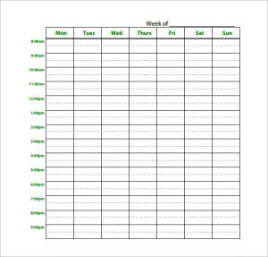 study schedule template download blank weekly study schedule planner pdf download