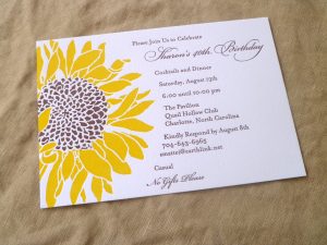 sunflower wedding invitations sunflower x invitation