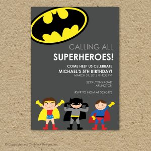 superhero birthday invitations il fullxfull