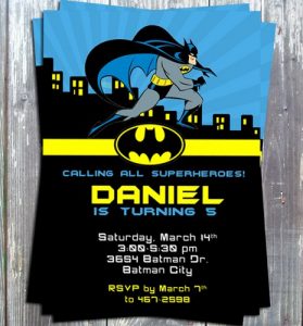 superhero invite template superhero batman birthday theme party invitation card printable diy dbdf