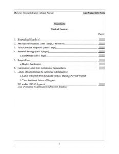 table of contents template table of contents template word 03