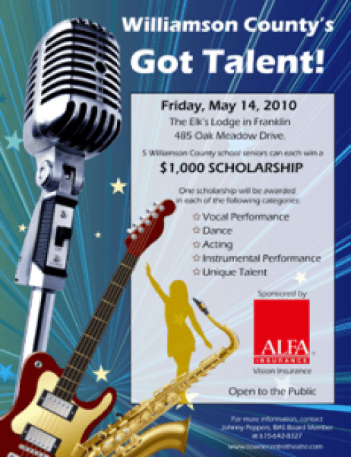 talent show flyer