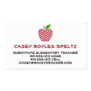 teacher business cards substitute teacher business cards reaaabcabbcdcfa it byvr