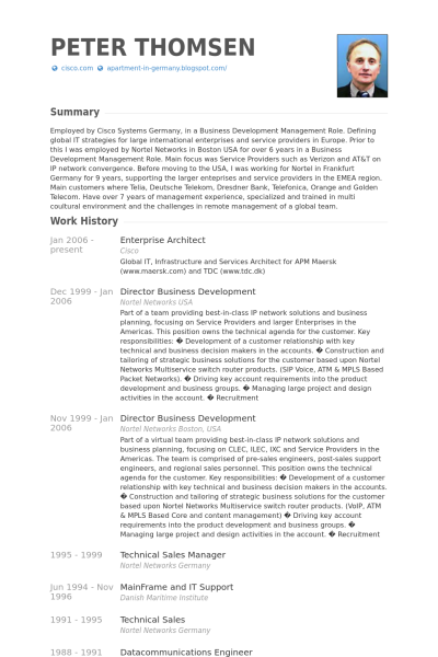 technical resume template