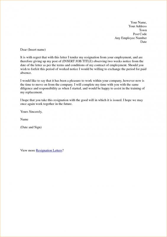 template for business letter