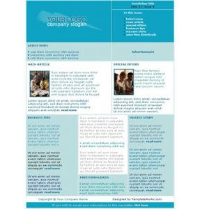 template for newsletter newsletter templates a
