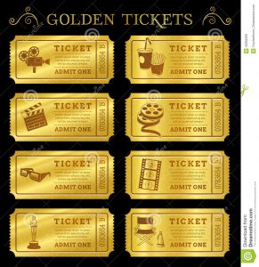 template for raffle tickets golden vector cinema tickets set eight coupons templates file organized layers to separate graphic elements