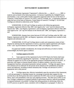 termination letter california sample settlement agreement form