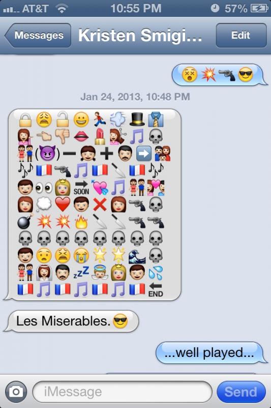 text message emoji