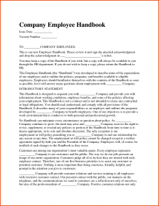 thank you letter for sponsorship employee handbook template