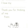 thank you note template thankyounote simple